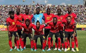 Angola beat the Central African Republic 2-1 in their Group E game