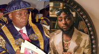 Dr. Adedeji Adeleke (L) is the father of popular Afrobeats musician, Davido (R)