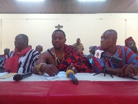 The Tongu Chiefs who were present at the press conference