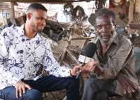 Kwabena Josiah (Right) speaking on Kofi TV