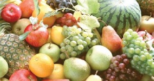 Bumper harvest in the area led to the fall in prices of fruits.