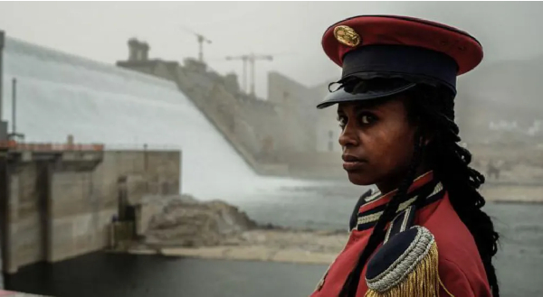 The dam is the biggest hydro-electric project in Africa