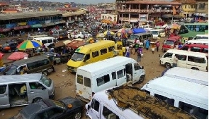 A trotro station