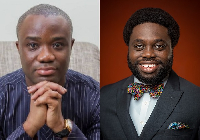 Kwakye Ofosu (L) and Kow Essuman