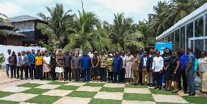 Participants of the event in a group picture