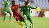 Ghana playing Nigeria at the WAFU Nations Cup
