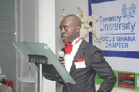 Gilbert Nyavie,  Vice-President, Friends of Coventry University, Ghana Chapter