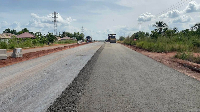 A file photo of a road construction ongoing