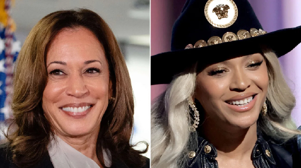 Vice President Kamala Harris and Beyoncé.'