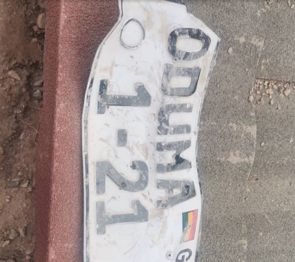 The Benz G-Wagon vehicle registration number