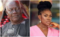 Actor Paa George (L) says Emelia Brobbey (R) has rejected him