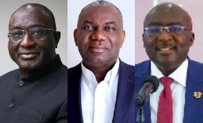 Alan Kyerematen, Boakye Agyarko, Dr Mahamudu Bawumia (from L to R)