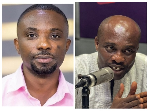 Miracles Aboagye (L) and MP for Akwatia Bernard Bediako Baidoo (R) Miracles Aboagye (L) and MP for Akwatia Bernard Bediako Baidoo (R)