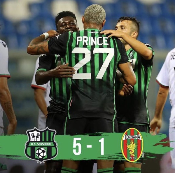 Boateng has been outstanding since joining Sassuolo