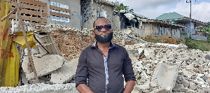 Jomoro Municipal Assembly demolishes unauthorized storey building at Elubo