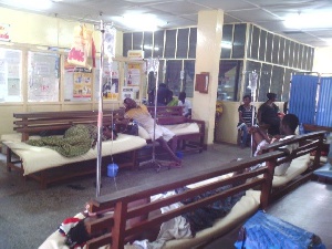 Patients at hospital ward.       File photo.