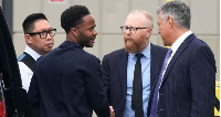 Sterling arrived at Basingstoke Magistrates' Court on Tuesday afternoon
