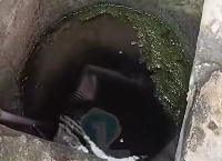 The well was full of unclean water and moulds