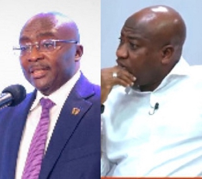 Mahamudu Bawumia (left), Murtala Muhammed (right)