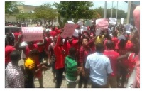 Students have been protesting the dismissal of some senior staff of the school