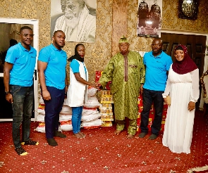 A delegation from Karpowership Ghana paid a courtesy visit to the National Chief Imam