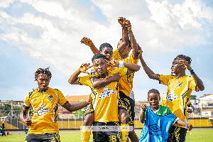 AshantiGold have won all three of their home league matches this season