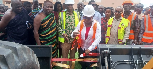 Madam Appiagyei leading the ceremony