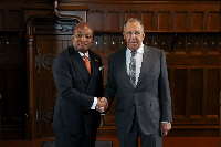 Foreign Affairs Minister Samuel Okudzeto Ablakwa and Russian counterpart, Sergei Lavrov