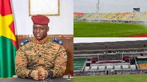 Captain Ibrahim Traoré has completed the renovation of the August 4th Stadium