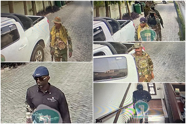 Photos of the men reportedly at the home of former Minister of Finance Ken Ofori-Atta