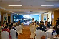 Attendees captured in a photo