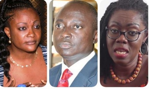 Otiko Djaba (L), Atta Akyea (M) and Ursula Owusu-Ekuful (R) are among those to be vetted next week