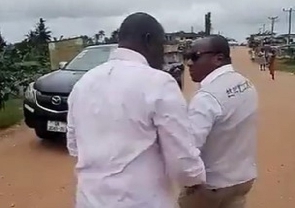 Watch as Deputy Minority Leader, Ellembelle DCE fight over road construction