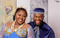 Nigerian actor Stan Nze and his wife, Blessing Obasi