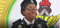 Chief Supt. Dr. Sarah Aba-Afari from the Ghana Police Service