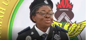 Chief Supt. Dr. Sarah Aba-Afari from the Ghana Police Service