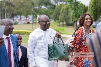 Ken Ofori-Atta appeared in parliament with a €3,149.23 Berluti Jour Neo Scrittio Venezia Leather Bag