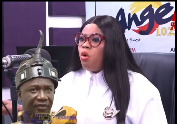 Jennifer Oforiwaah Queen (R) has accused Nana Boadi Amponim Obo-Dade III of speaking recklessly