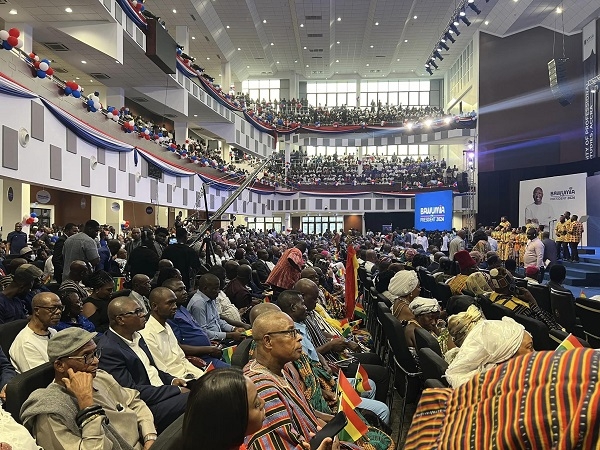 Inside the UPSA auditorium before the start of the programme