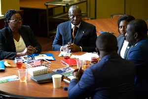 Ambassador Adjei-Barwauh met and held talks with the Dean of Nursing school