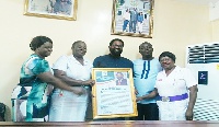 Greater Accra district of the Ghana Registered Nurses and Midwives Association with the former Mayor