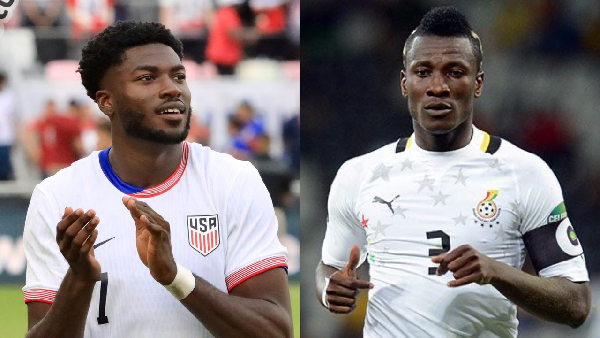 Patrick Agyemang and Asamoah Gyan