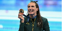 Tatjana Smith won two gold and two silver medals at the Paris and Tokyo Olympic Games