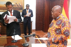 Ambassador takes oath from President Akufo-Addo | File photo