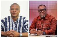 Sylvester Tetteh (L) has criticised  Professor Gyampo (R)