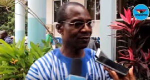 Affail Monney, President of Ghana Journalists Association (GJA)