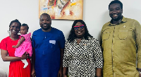 Some of the stakeholders in a photograph