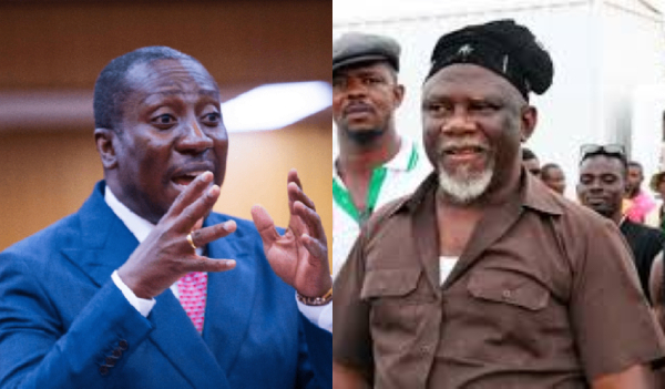 Chief Azorka (right) appears to have threatened the Minority Leader Alexander Kwamina Afenyo-Markin