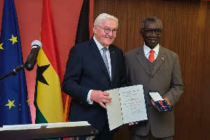 German President honours Professor Frimpong-Boateng