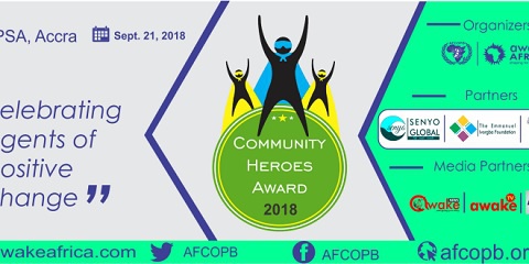 AFCOPB honours individuals who have committed themselves to promote peace in their community